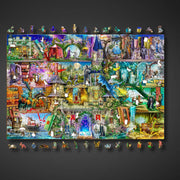 Wooden Jigsaw Puzzle Once upon a Fairytale 2000 pcs | Enchanting Fairytale Scenery Puzzle\
