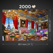 Wooden Jigsaw Puzzle Palace in Paris 2000 el