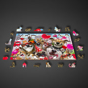Wooden Jigsaw Puzzle Party Time 1010 pcs | Vibrant Celebration-Themed Puzzle