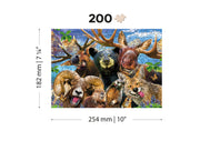 Wooden Jigsaw Puzzle Into the Woods 200 piecesWooden Jigsaw Puzzle Into the Woods 200 pieces