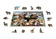 Wooden Jigsaw Puzzle Into the Woods 200 pieces