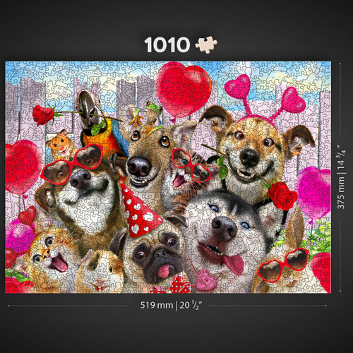 Wooden Jigsaw Puzzle Party Time 1010 Pieces | Vibrant Celebration-Themed Puzzle