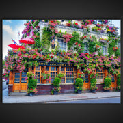 Wooden Jigsaw Puzzle London London Pub 600 Pieces | Enchanting Nighttime Cityscape Puzzle