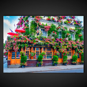 Wooden Jigsaw Puzzle London Pub 150 Pieces | Charming British Pub Puzzle for Kids