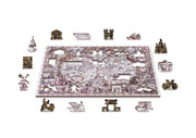Wooden Jigsaw Puzzle The Age of Exploration Map – 200 pieces
