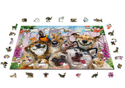 Wooden Jigsaw Puzzle Crazy Pets 750 pieces