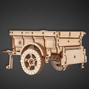 Trailer for SUV Wooden Mechanical Model