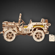 wooden jigsaw puzzle, Jeep 4x4 Jeep - The Legendary Mechanical 3D Puzzle Wooden.City 3D Wooden Puzzle Mechanical Model for Adults and Teens, DIY Kit for Self-Assembly, No Glue Required,wooden.city