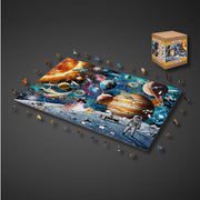 Wooden Jigsaw Puzzle Space Odyssey 2000 pcs | Epic Space Adventure Puzzle
