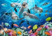 Wooden Jigsaw Puzzle Happy Dolphins 750 pcs