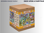 Wooden Jigsaw Puzzle Once upon a Fairytale 2000 pcs DOUBLE-SIDED FIGURE WOODEN PUZZLES  Size: 2000 pcs (120 unique) - 31.5 x 21 in (80 x 53 cm)