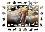 Wooden Jigsaw Puzzle Elephant Dreams 300 pcs Boys Girls Magical Unusual Unique Animal Pieces Wooden.City