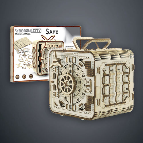 Wooden Puzzle 3D - Safe - Puzzle Box Kit Model Building