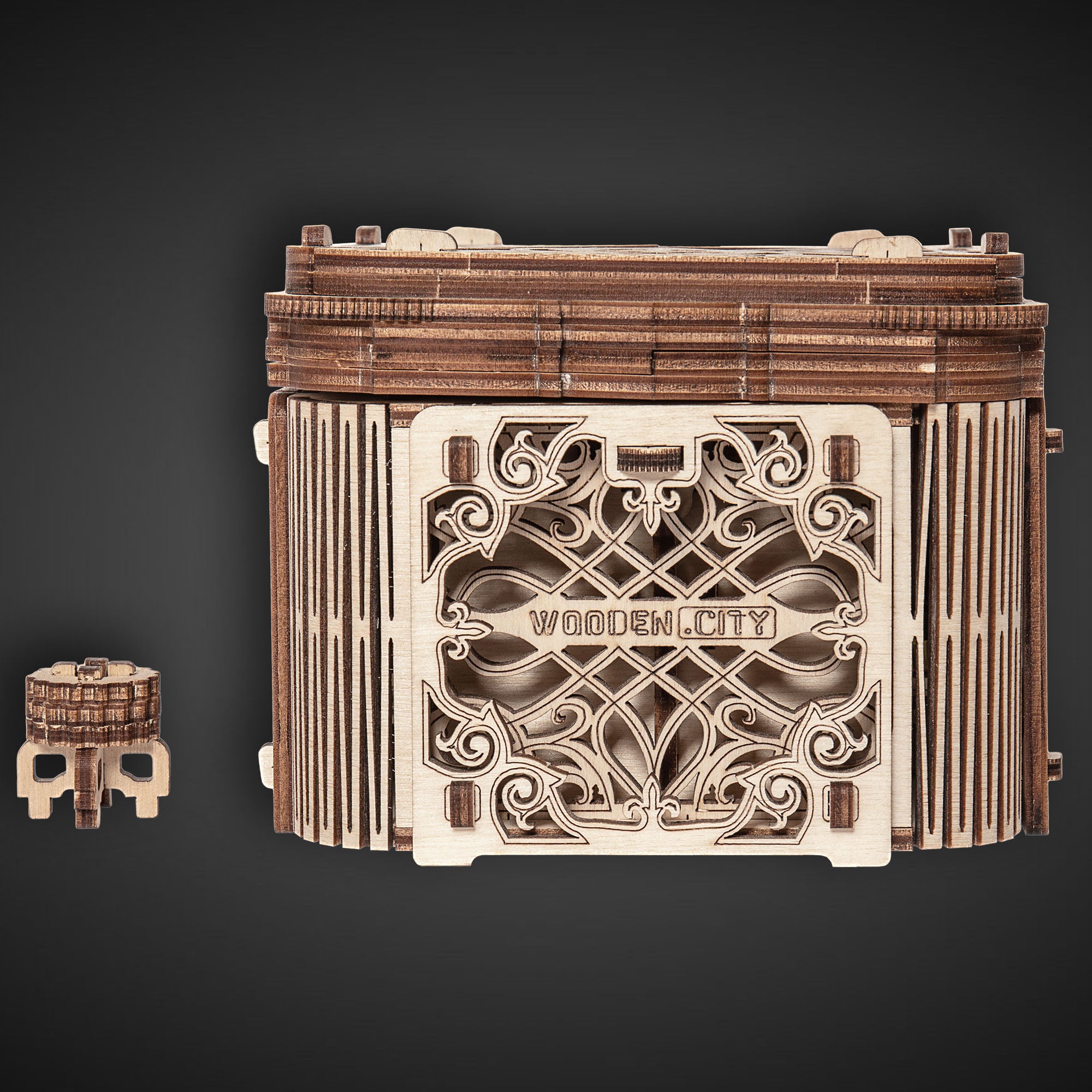 Wooden Mechanical Model Mystery Box –