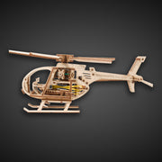 Wooden.City Helicopter 3D Wooden Puzzles for Adults 178 Parts - Aircraft Model Building Kits for Adults - Wooden 3D Puzzles for Adults - 3D Wooden Model Kits for Adults to Build - Scale 1 x 30