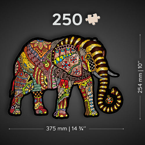 Wooden Jigsaw Puzzle Magic Elephant 250 Pieces