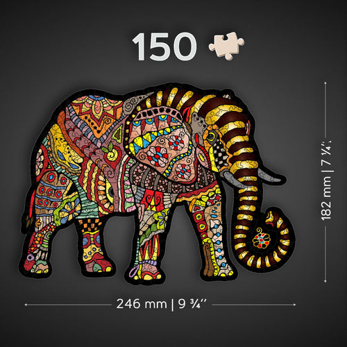 Wooden Jigsaw Puzzle Magic Elephant 150 Pieces