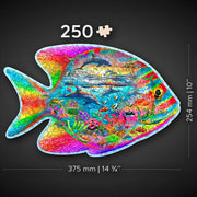 Wooden Jigsaw Puzzle Magic Fish 250 Pieces