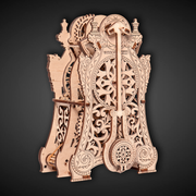 Magic Clock - 3D Wooden Mechanical Model Kits - Creative Wooden Models Adults & Teens 14+ Antique Wall Clock Mechanism Kit