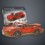 Puzzle 3D "Sport Car Limited Edition" Wooden Model Kits For Adults To Build - Model Building Kits Adults Teens